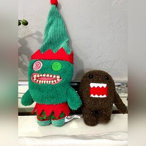 Domo 1998-2010  and Elf Fuggle Friends plushies #FuggleFriends Excellent conditi